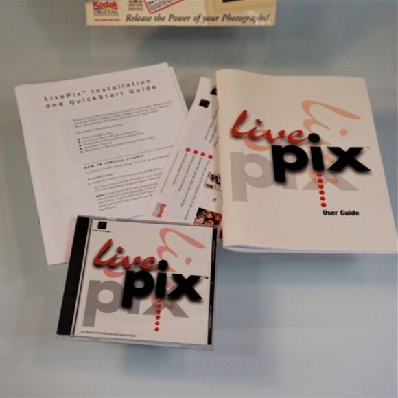 Live Pix Windows 1997 CD ROM With User Guide And Installation - Picture 9 of 9